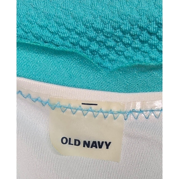 Girls Old Navy One-Piece Swimsuit - Barrier Reef Scalloped Design Size 10 - 12 - Picture 7 of 8